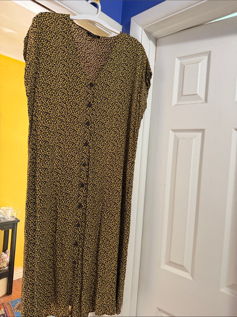 Madewell midi button down dress